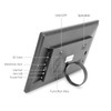 Haipky 7" HD IPS Digital Photo Frame - 1080P Video,