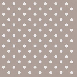 Ambiente Serviettes Lunch/Party 33 x 33 cm Dots Taupe Pack of 2