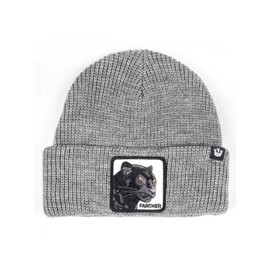 Goorin Bros. Hat Animal Hat with Lapels Beanie Panther Panther Grey One Size, gray
