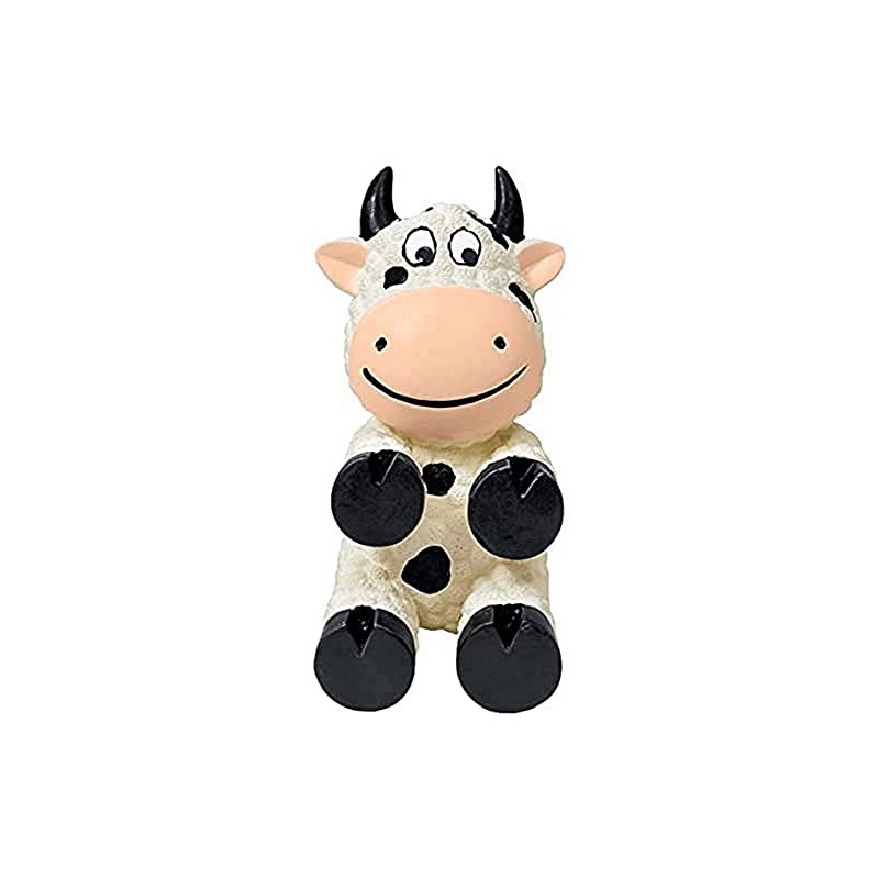 PETTIX Wiggi Cow Dog Toy, Small