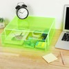 Acrylic Desk Organizer with Drawer for Makeup Vanity Stackable Desktop
