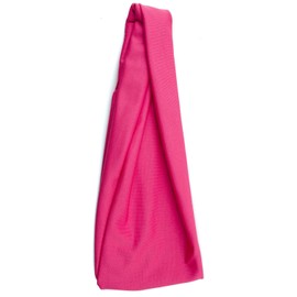 Mytoptrendz® Women's Soft Wide Strechy Headband Non Slip Fashion Workout Yoga Exercise Sweat Wicking Hair Band Beandeau Elastic Hair Bands Hair Accessories (Hot Pink)