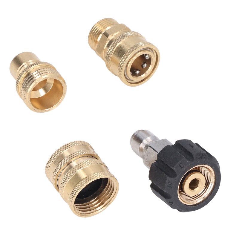 Pressure Washer Adapter Set Water Pipe Quick Disconnect Kit Fittings