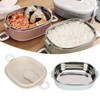 Fiambrera, Reutilizable Caja de Almuerzo Portátil Recipiente para Preparar Comidas