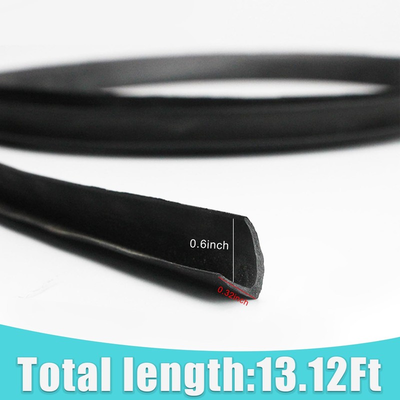 Pincuttee 4M/13.1FT Car Window Seal Strip,Car Window Weather Stripping Seal,Universal