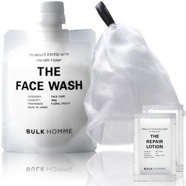 BULK HOMME Men's Face Wash 100g & Foaming Net with Sample