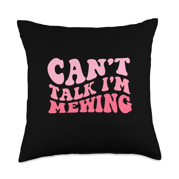 Can't Talk I'm Mewing Groovy Groovy Can't Talk Design Mewing