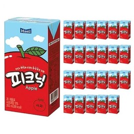 Seller Hub 매일 피크닉 사과 200ml x 24팩 (S46121765) Daily Picnic Apple 200ml x 24 packs (S46121765)