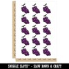 Grapes Outline Doodle Temporary Tattoo Water Resistant Fake Body Art