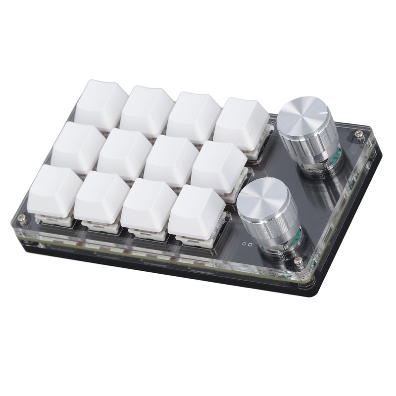 12 Key Knob Keyboard Programmable USB Dustproof Red Switch Mechanical