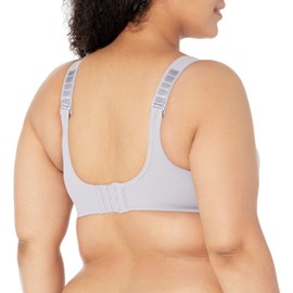 Wacoal womens Full Figure Underwire Sports Bra, Lilace Gray With Zephyr, 40H US