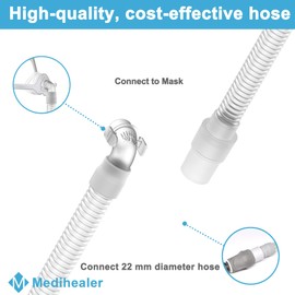 2 Packs Connecting Hose for Wisp, Quick-Release Elbow Swivel Tube Only Compatible with Wisp, Great-Value CPAP Supplies by Medihealer