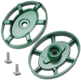 2 Pack 01-5151 Outdoor Faucet Oval Handle Compatible with Arrowhead PK1290,12 Point Round Broach for Arrowhead Frost Proof hydrants, flanged sill faucets, Garden and Washing Machine valves