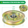 POSFLAG 3 Pack 753-08171 Idler Pulley Kit Replaces Cub Cadet