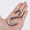 Cozihom Heavy-Duty 304 Stainless Steel S Hooks, 3.3 Inch Hammock,