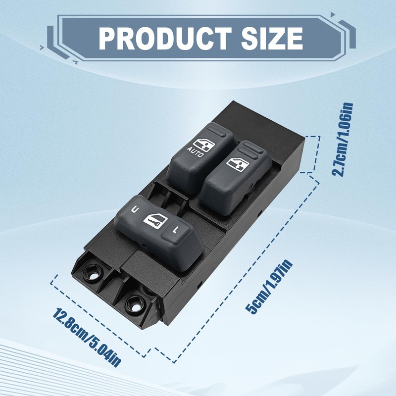 Icyhaws Master Power Window Switch Driver Side Compatible with GMC