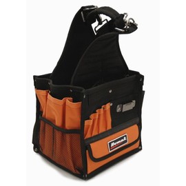 Homak Tool Bag With 28 Pockets, 8 Inches