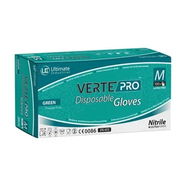UCI DG-VERTEPRO Nitrile Powder Free Gloves - Green - Small - Box of 100