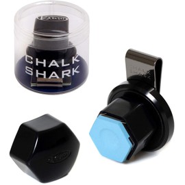 Kamui Roku Chalk Shark Billiards Octagonal Pool Chalk Holder Case - Black