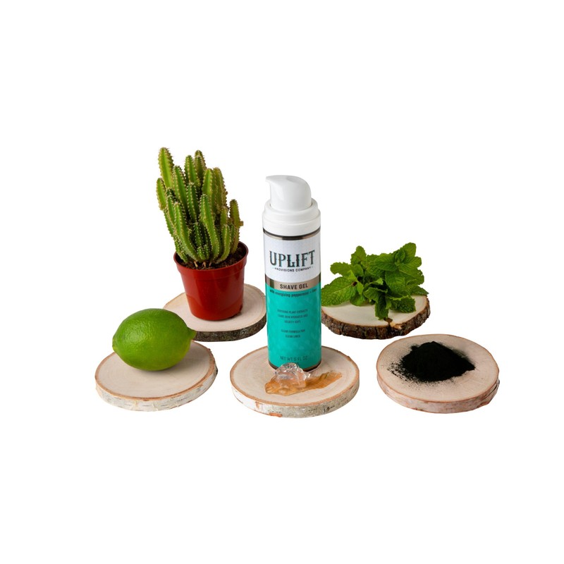 Uplift Provisions Clear Shaving Gel for Men & Women -