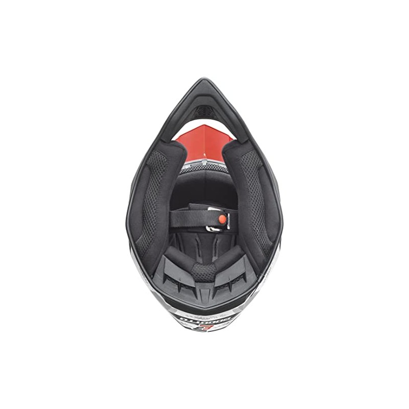 Bogotto V337 Wild-Ride Cross Helmet (Red/Black/White, XXL)