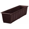 Geli Standard Plastic Flower Box, 40 cm, brown