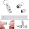 LARRYROO Pack of 1 - ID Pets, Barrel Tube Tag