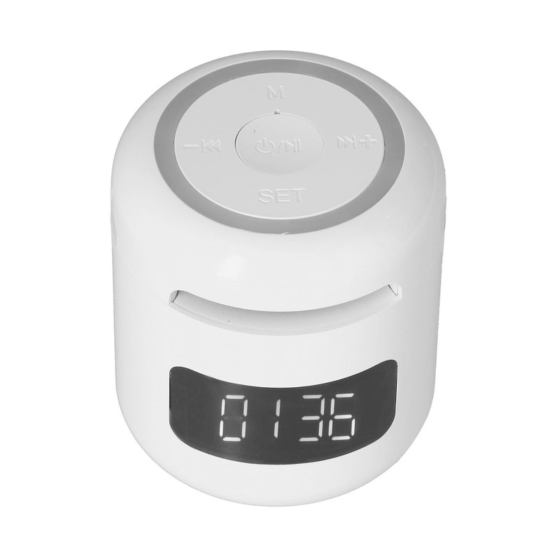 JM01 BT Clock Speaker Multifunctional Adjustable Portable BT Clock Speaker