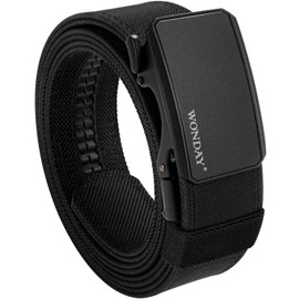 WONDAY Ratchet Gun Belt Tactical Nylon Rigid EDC Stiff Heavy Duty Work 1.5" Battle Concealed Carry Belts Sturdy CCW 2-Ply