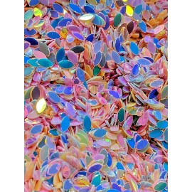 Unique Nail Creations FLOWER PETAL Spangle~YOU CHOOSE~Nail•Ac - COTTON CANDY