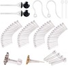 108 fundas de silicona para arete de alergia para orejas