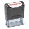 Self Inking Rubber Stamp, Refillable Red Ink Preinstalled - (9/16"