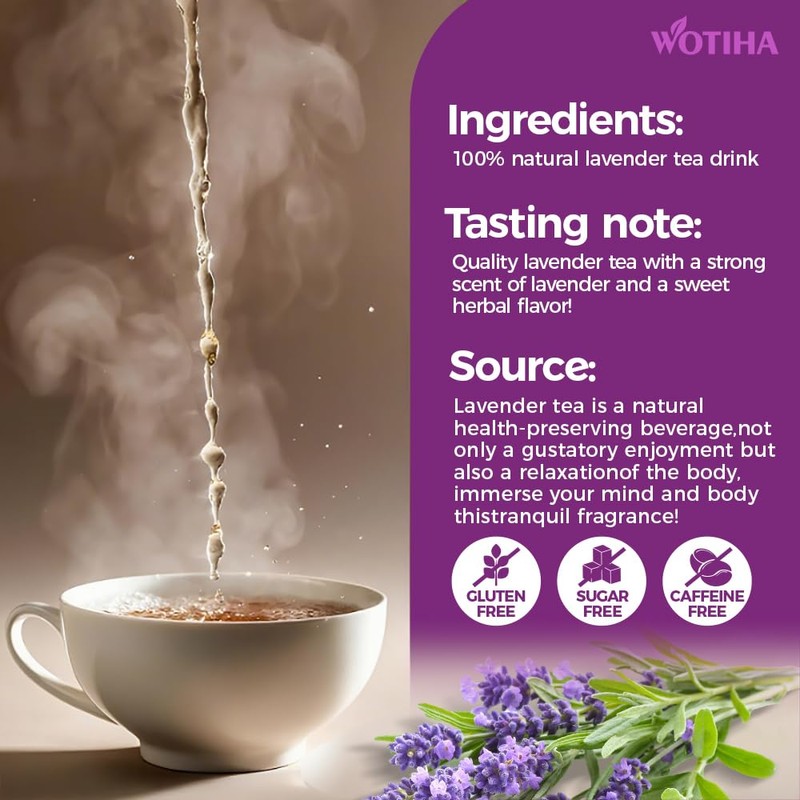 WOTIHA Culinary Dried Lavender Buds 8.8oz - Extra Grade Fragrant