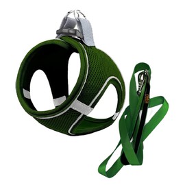 MITA Dog Harness and Leash Set - Puppy Harness - Cat Harness - Comfortable Step-in Big & Small Dog Harness, Breathable and Multi Weather Mesh Escape Proof Dog Harness - Secure & Comfortable