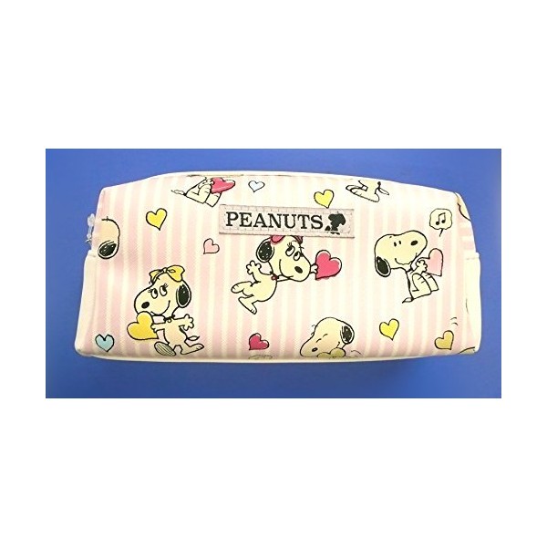 Snoopy w zippupenke-su Heart Stripe Pk/SPM – 283 Belle/Cute/Cosmetics