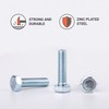 Marcopol Pack of 50 DIN 933 Steel Hexagon Screws M8