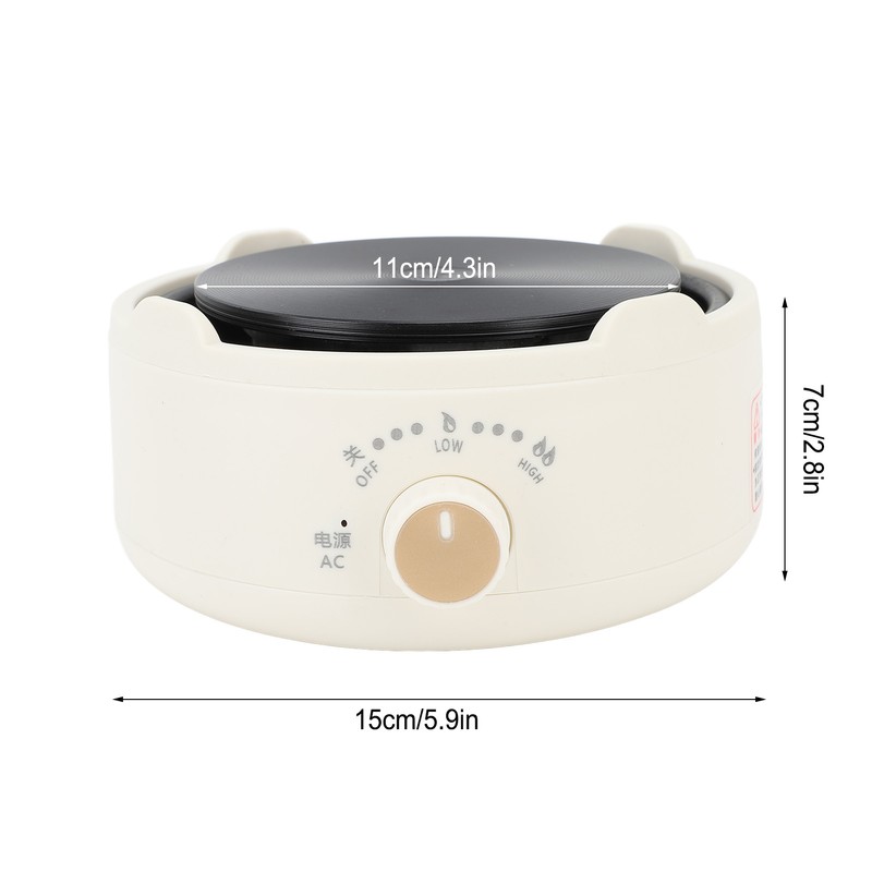 Countertop Single Burner Multifunction 2 Level Temperature Adjustable 500W Electric