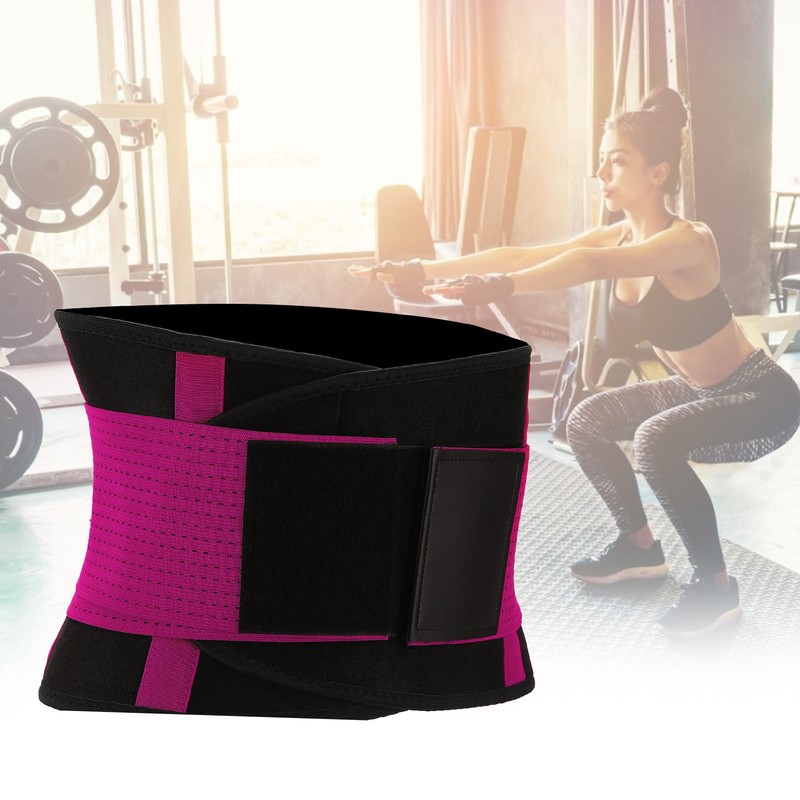 Breathable Warming Waistband Soft Adjustable Abdominal Wrap Waist Back Support
