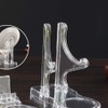 Zmmyr 4 Packs Acrylic Display Stands China Tea Cup Holder