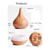 FUTUREM Humificador Difusor Aroma De 500ml Led Madera + 12