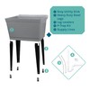 19 Gallon Utility Sink Laundry Tub by JS Jackson Supplies