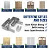 SKMYL Cafe Door Hinges, Saloon Door Hardware, Double Action Door