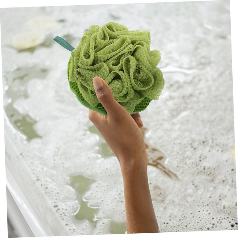 Esponja Exfoliante Corporal de Sandía 2 Piezas Poliéster Verde