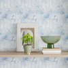 CHIHUT 6 Sheets Blue and White Marble Gradient Picket Shaped