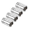 Kozelo 4pcs 6 Point Shallow Socket - [1/4 Inch x