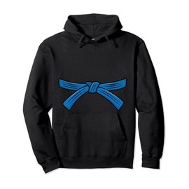 Judo belt blue belt Judo, 2th Kyu Obi, Jiu-Jitsu, Aikido Pullover Hoodie