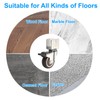 PATIKIL 2" Swivel Caster Wheels with 7/9" U Bracket, 4