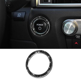 RGOAANC Crystal Rhinestone Engine Start Stop Decoration Ring, Push Button Cover, Key Ignition Knob Ring, Accessories Sparkling Sticker for Car (Black, 1PCS)
