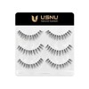 Artbox 아트박스/어스앤유 어스엔유 아이래쉬 인조속눈썹 UE-10 블랙(3세트) Artbox/Earth and You Eyelash Fake Eyelashes UE-10 Black (3 Sets)