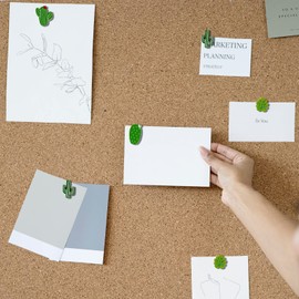 40Pcs Cactus Push Pins Cactus Thumb Tacks Decorative Flower Cork Board Tacks for Bulletin Board, Photos Wall Maps and Other Offices Schools Supplies and Accessories, Resin…